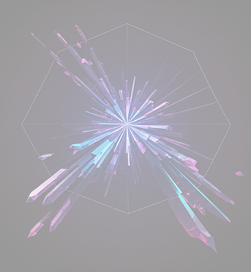 Abstract puzzle shards